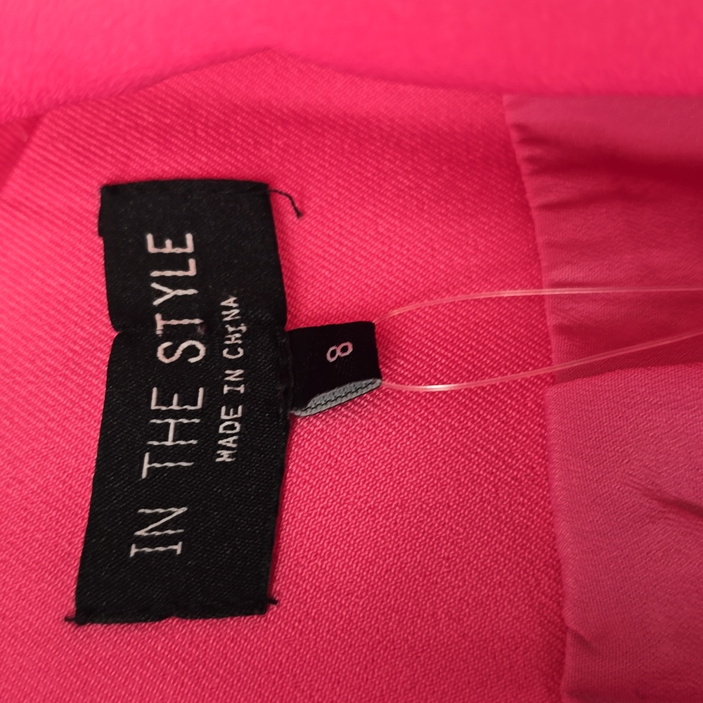 In The Style Pink Tuxudo Blazer - Picture 5 of 11